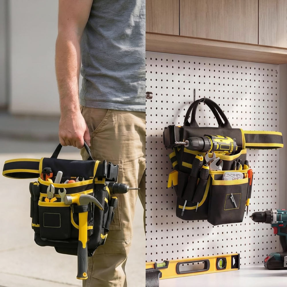 Multi Function Tool Waist Pouc - Heavy Equipment Electrician ulasan dan harga